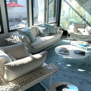 La couleur Aigue Marine à l’honneur au Show Room déco